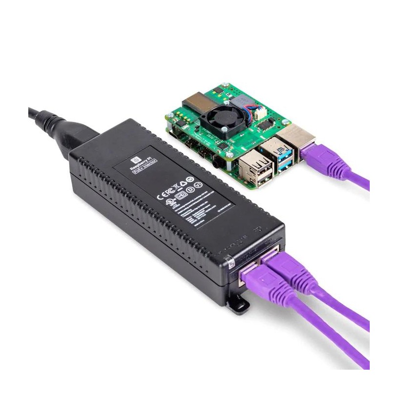 Injecteur PoE+ Raspberry Pi (officiel)